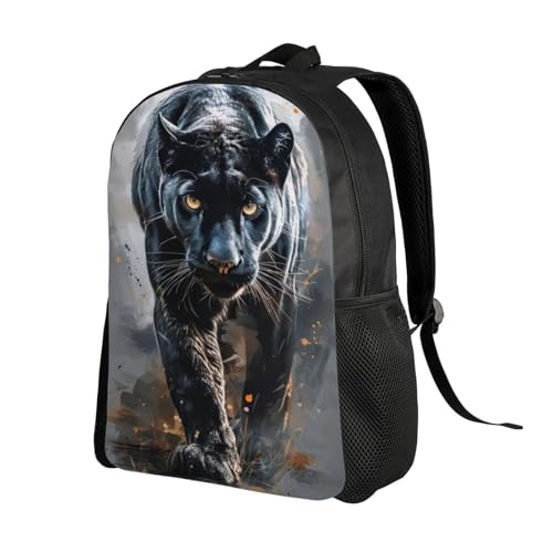 Teen Unisex Backpack Black Panther Walking 16Inch Durable Backpack Gym Casual Daypack for Women Men Gift2