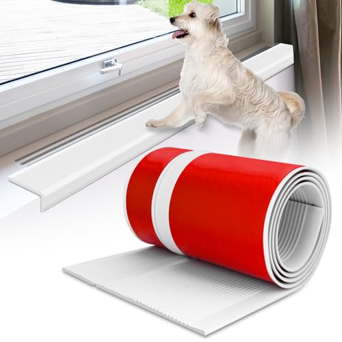 Dog Cat Scratching Window Sill Protector Self-Adhesive Anti-Scratch Guard for Walls Furniture - Slip Resistant Pet Shield