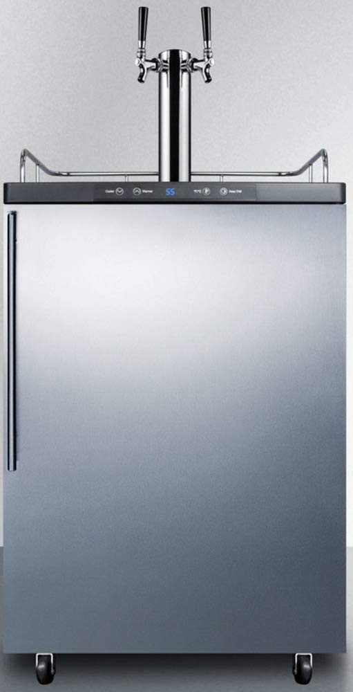 Summit SBC635MBISSHVTWIN Wine Dispenser, Stainless-Steel