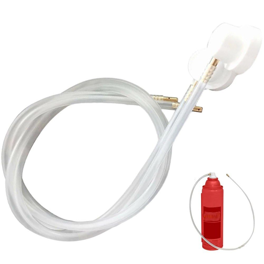 Baokuan As Shown 2Pcs Fluid Film Nozzle Extension Hose For Aerosol Cans Spray 50Cm Clean The Air Conditioner Extension Pipe Fittings Aerosol