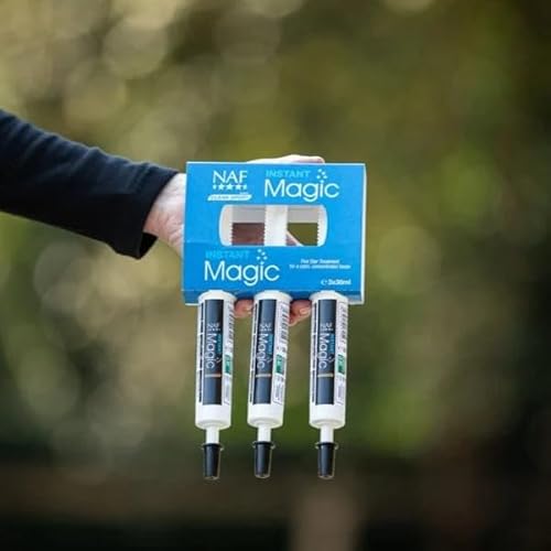 Horse Masters NAF Instant Magic Calming Syringe – Fast Acting Confidence Support for Horses | Magnesium & Herbal Paste | BETA NOPS & FEI Approved