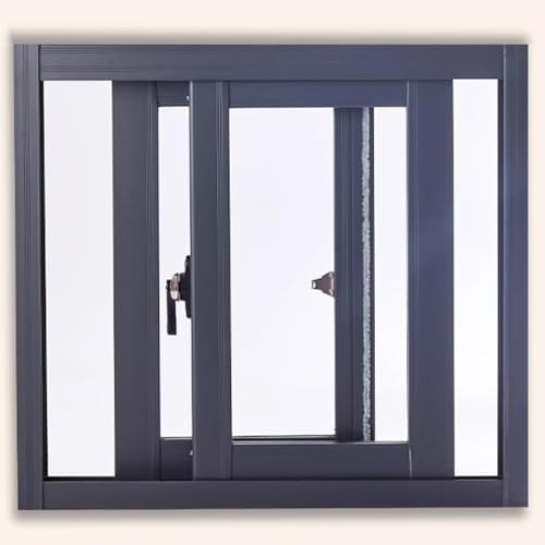 Sliding Window with Tempered Glass & Screen - Perfect for Barns, Basements, Mobile Homes, Houses, Bathrooms & Garages - Durable, Energy-Efficient Design
