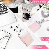 DUcare Self Adhesive Magic Makeup Bag, Portable Protective Cosmetic Pouch, Camera Lens Wrap Travel Organizer for Beauty Essentials, Gifts & Daily Use (Pink 13.5 Inch) — image 2