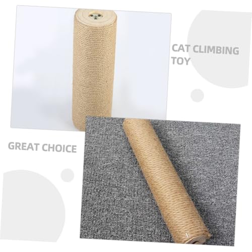 Poste para Gato de Madera con Cuerda de Yute 30cm miniatura 4