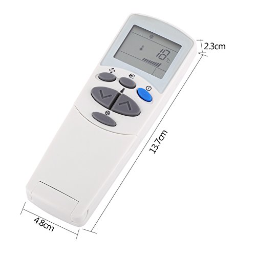Tosuny Universal Remote Control for Air Conditioner Replacement Air Conditioner LCD Controller for 6711A90032L, Portable Size - Image 2