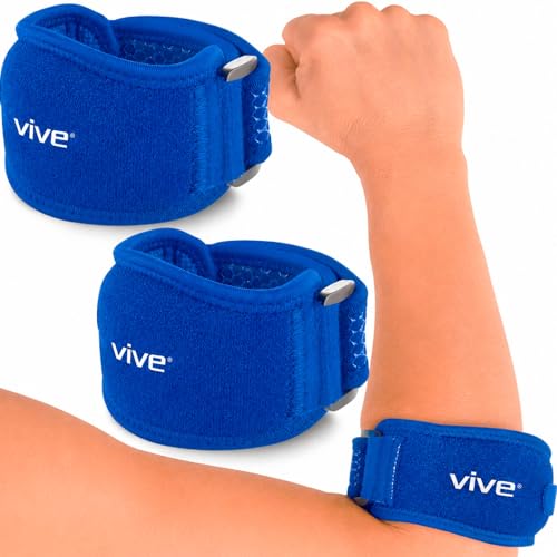 Vive Tennis Elbow Brace for Men & Women 2 Pack