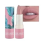 Matte Lippenstift Wasserdicht Langlebige Feuchtigkeitsspendende Lippenstift Sexy Rot Rosa Samt Nude Lippenstifte Frauen Kosmetik Lippenstift (Hellrosa Grau)