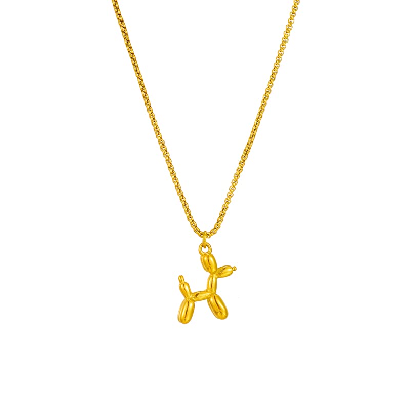 Image of Havilah Necklace for Women Stainless Steel Balloon Dog Pendant Necklace