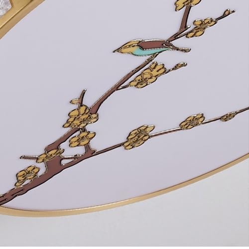 Plafonnier LED fleurs et oiseaux pour l'ambiance de votre chambre