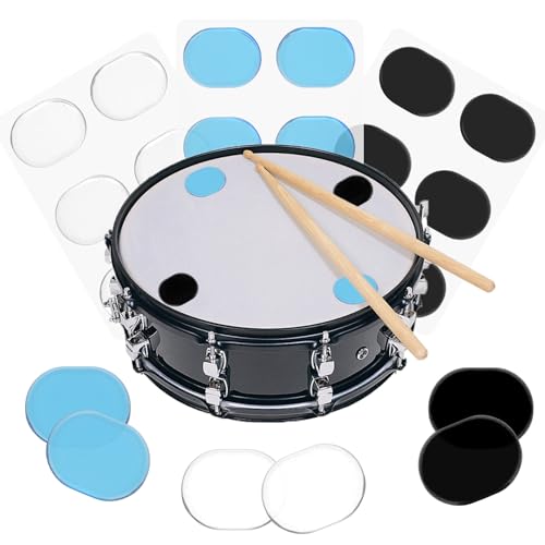 18PCS Drum Dampening Gel Pads; Professional Silicone Drum Mutes Silencers