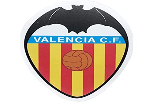 Valencia Club de Fútbol - Alfombrilla para Ratón - Forma y Colores del Escudo del Club - Base de Goma Antideslizante - Revestimiento Impermeable - Producto Oficial del Equipo Cover