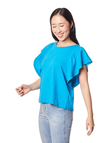 Blusa meia manga, Feminino, Hering, azul escuro, G