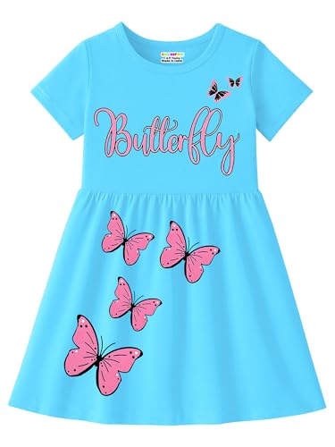 Image of Kuchipoo Girls Regular Fit Cotton Frocks - Pack of 3