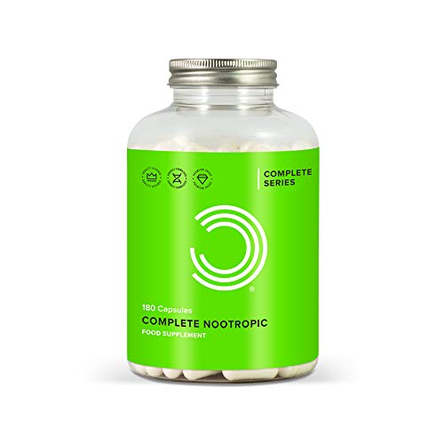 BULK POWDERS Complete Nootropic Capsules, Pack of 180