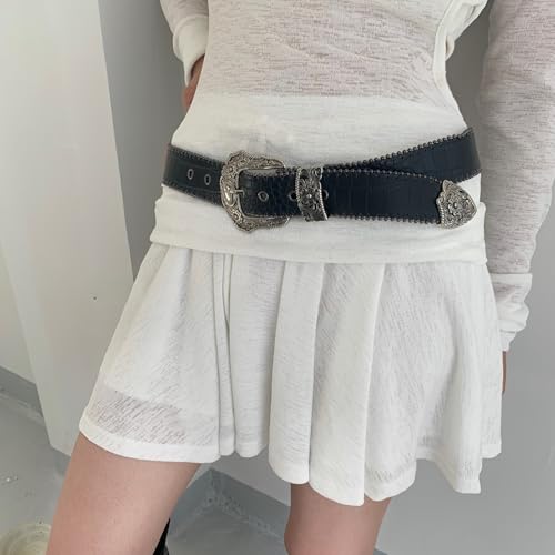 Boho Belt Western Belt Cowgirl Belt Grunge Belt Y2k Belt Streetwear Punk Aesthetics Grunge Accessories 80s Belt2