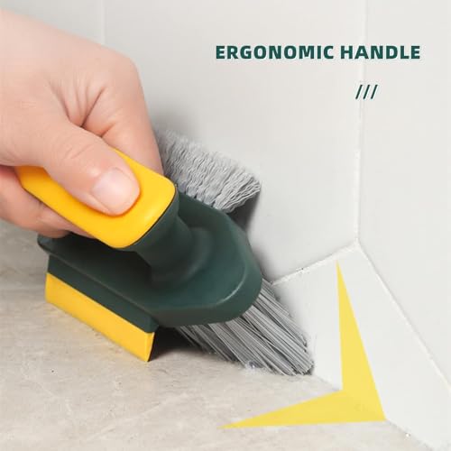 Image of UCRAVO 4 in 1 Tile Brush Multi-Purpose Gap Cleaning Brushes, Durable Bristles Suitable for All Surfaces, Stubborn Stains Remover, Crevice Scrub Brush, Ideal for Kitchen, Bathroom, Tracks & Shoe Seams