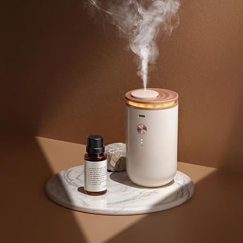 Ceeniu waterless diffusers for Home, Ultrasonic Atomization, Quiet Design, 1000 sq. ft Coverage, Small Diffuser for Large Space, Auto Off, Essential Oil diffuer air fresheners Cover