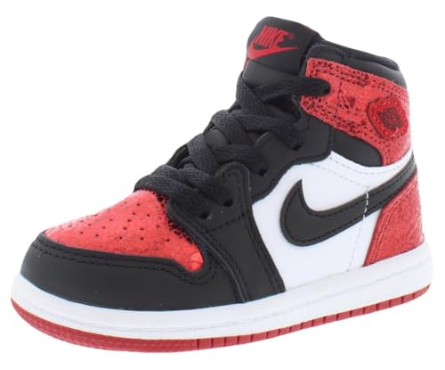 Image of Nike Jordan 1 Retro High Original Leather Infant /Toddler Shoes