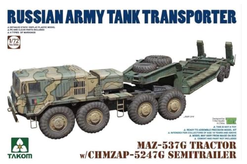 MAZ-537G avec Moteur Takom 5004 kit de modélisme militaire haut de gamme 1:72