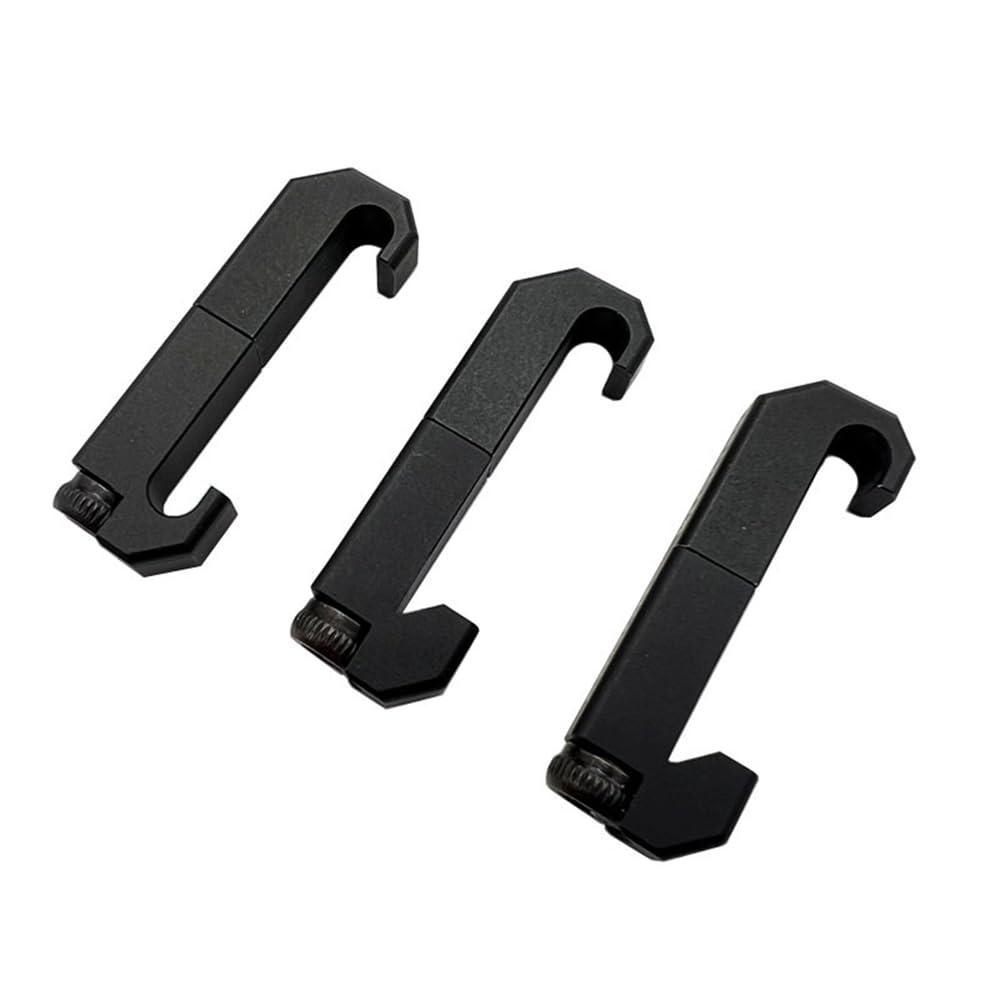 3pcs/Set Metal Wire Guides For Picatinny Rail Flashlight Mouse Tail Switch Wire Clip Slot