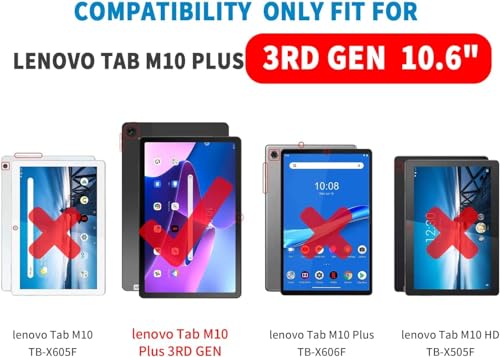 Auslbin Goffrato Custodia Lenovo Tab M10 Plus 3rd
