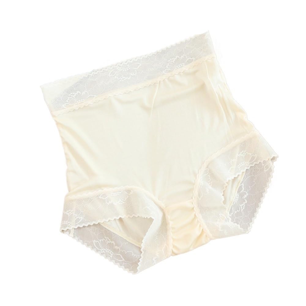 Culotte en soie de mûrier naturelle pour femme boxer en dentelle douce