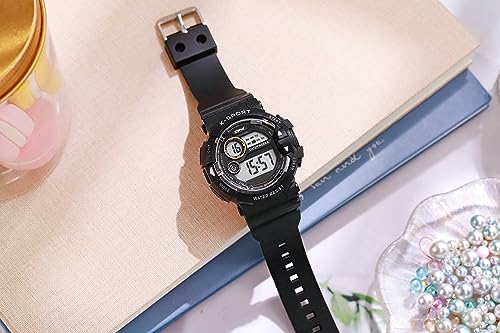 Gosasa Fashion Unisex Watch Sport Casual Watch Digital Multifunctional Big Face Alarm Stopwatch Date Week LED Light Wrist Watches for Women Men2