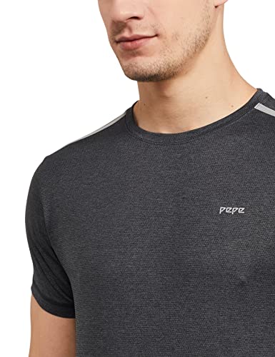 Image of Pepe Jeans Men's Solid Slim Fit T-Shirt