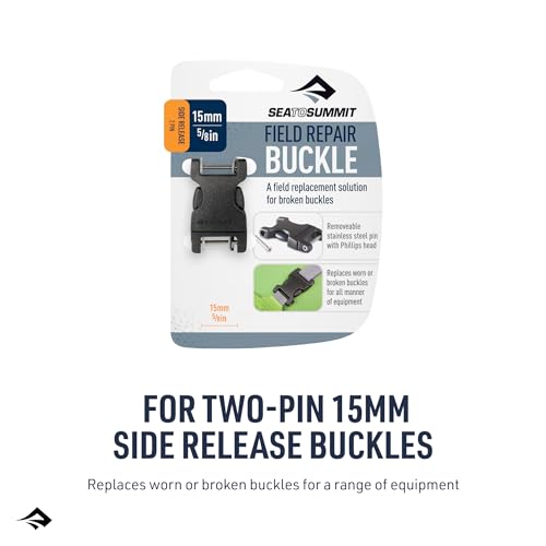 Image of Sea to Summit Field Repair Buckle - Side Release, 2 Pin, 3-pack