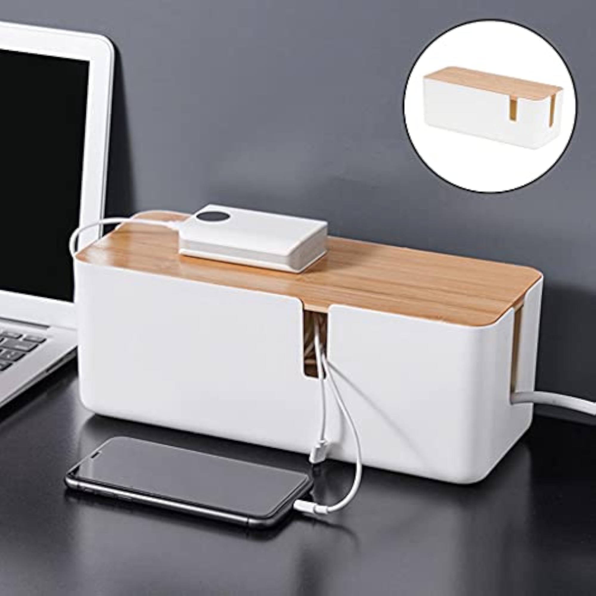 TV Computer Power Strips Wire Hider Cable Management Box