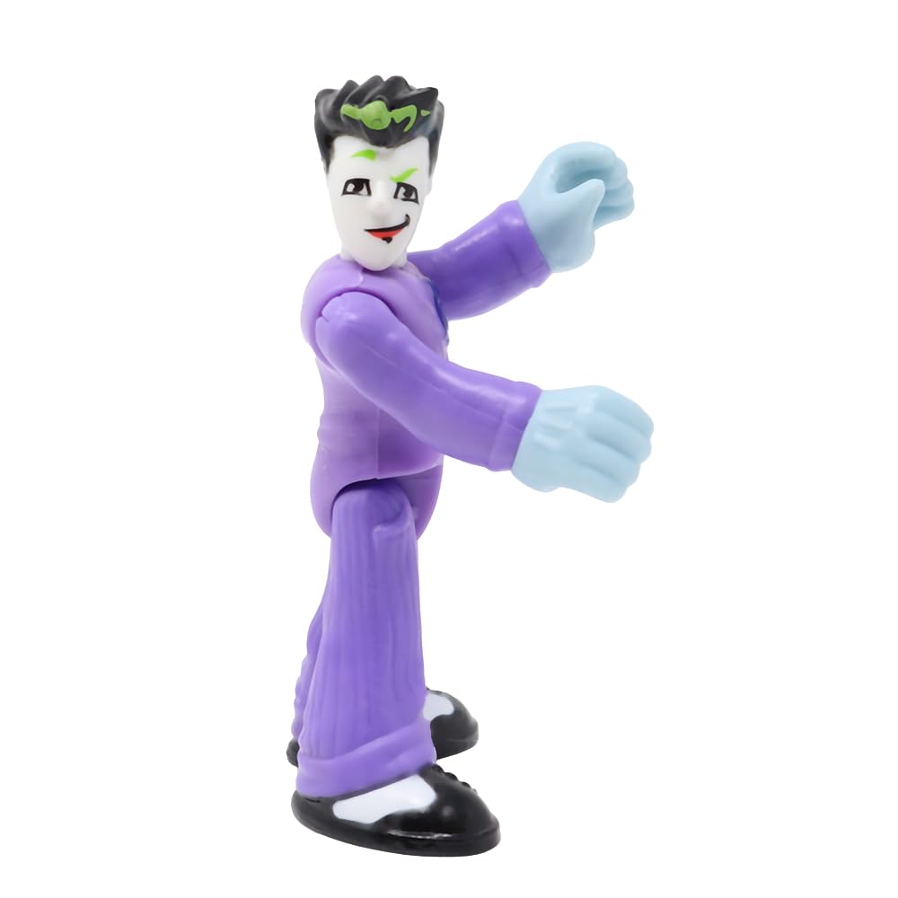 Imaginext Parte di ricambio per Fisher-Price da collezione ispirato a DC Superfriends Hero Villain Playset GNY62 - Figura Joker Poseable di ricambio