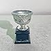 Australian Open Tennis Championship Trophy Replica, 8cm Silver Metal Collectible Display, Men's Singles Trophy Miniature with Stand