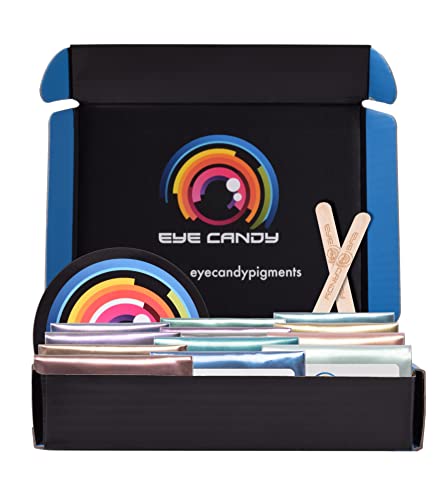 Eye Candy Pigments 13 Color Pastel Series Pigment Powder Variety Pack - Epoxy Resin Art - Acrylic - Woodworking - Cosmetic Grade - Bath Bombs