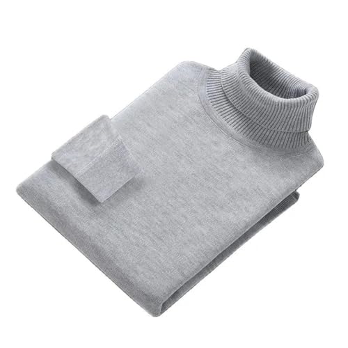 Ownwfeat Men Casual Turtleneck Sweater Pullovers2