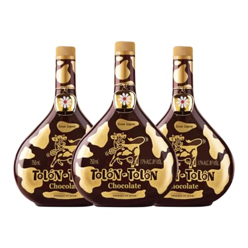 Crema de Licor Campeny Tolon-Tolon Chocolat Cream 70 cl (Caja de 3 Botellas de 70 cl)