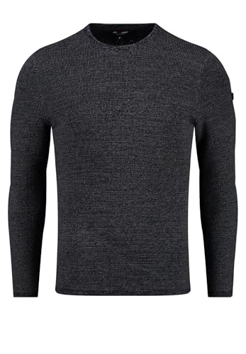 Sweater Homme KEY LARGO Forest pull col rond vert manches longues