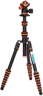 3 Legged Thing Punks Corey 2.0 Magnesium Alloy Ultra-Compact Travel Tripod - Adjustable, Multi-use Camera Tripod with Three Detachable Legs (COREYBLACK2.0)