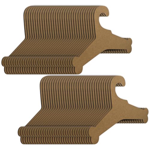 Perchas Ropa Madera 50 Marca Lomgwumy