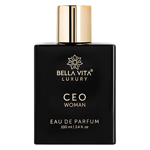 Bella Vita Luxury CEO Woman Eau De Parfum Perfume with Ylang Ylang, Vanilla, Musk, Tonka & Plum|Spicy Long Lasting EDP Fragrance Scent for Women 100Ml