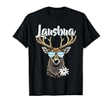 Lausbua Hirsch Trachtenshirt Bayern Oktoberfest