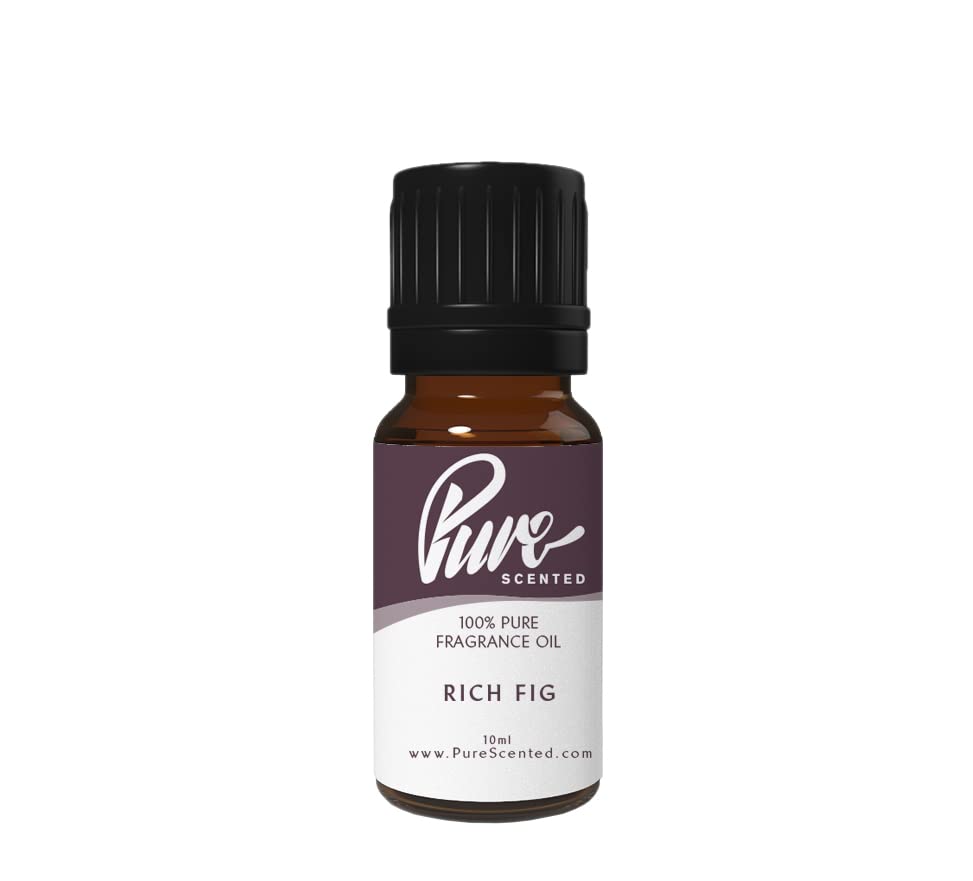Rich Fig Fragrance Oil - 10ml Suitable for Candles, Wax Melts, Cosmetics, Diffusers, Soaps (Rich Fig)