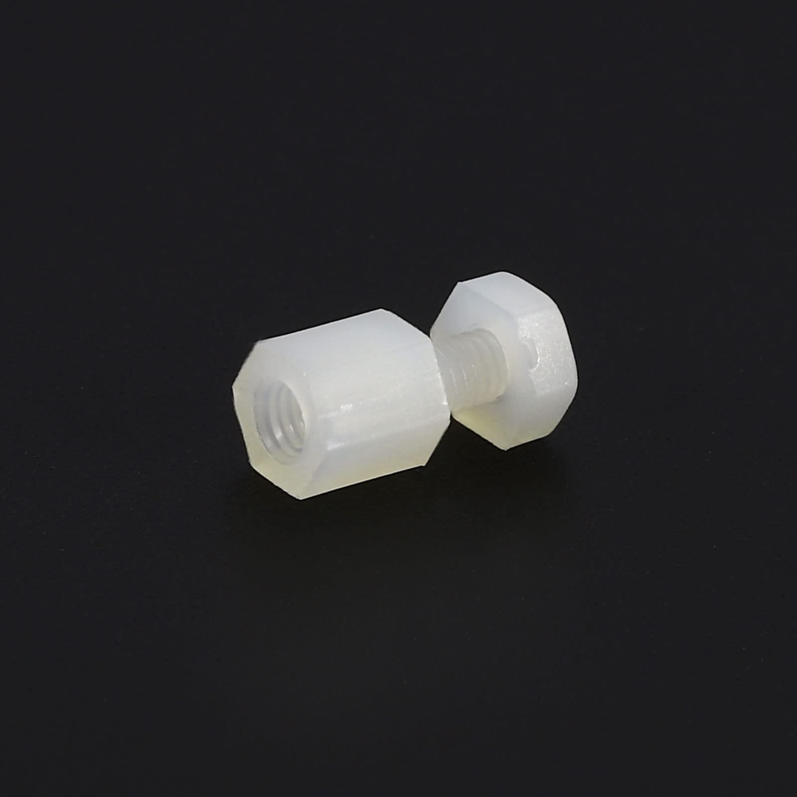 PATIKIL M2.5 Standoff Screws 40 Pack Nylon Hex PCB Standoffs Nuts for Motherboards Computer Cases, Circuit Boards - Image 4