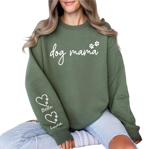 Custom Dog Mom Sweatshirt