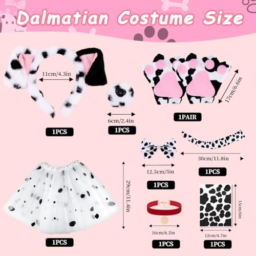 Disfraz Dalmatian para Niñas Talla L 8-10 Años miniatura 2