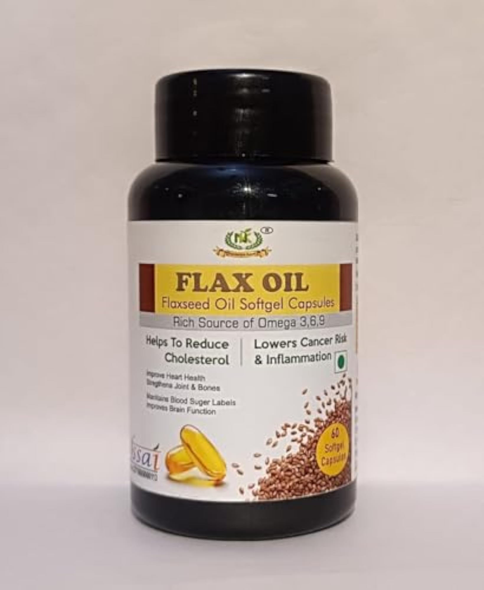 Flaxseed Capsule 1000 Mg