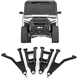 Rough Country High Clearance Aluminum Control Arms with 2' Forward Offset for Polaris Ranger XP 1000 (2021-2025) - Forged Aluminum Control Arms, Black Finish, 4-Pack
