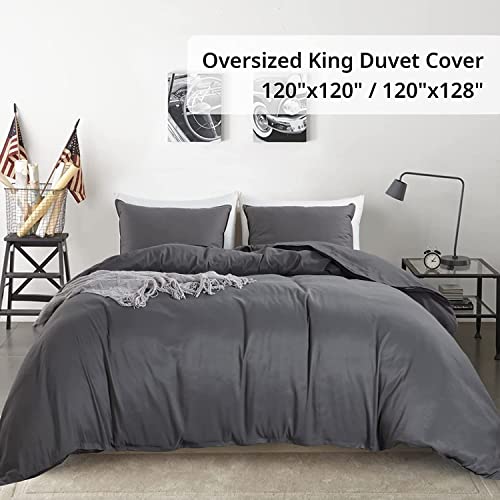 Hombys Oversized King Duvet Cover 120 X120 Inch thumb #1