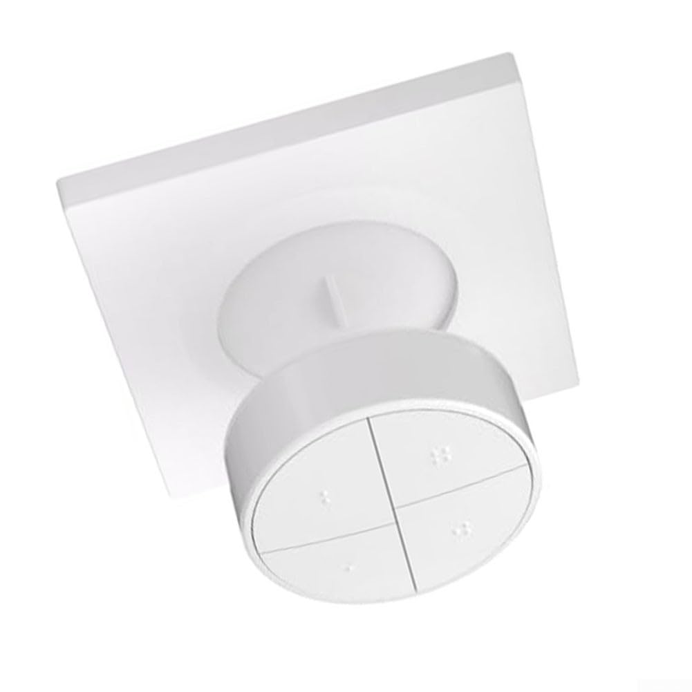 SNZB-01M - Interruptor inalámbrico 4 en 1 para Smart Scene Button con base magnética para automatización del hogar, 16 escenas por presión de encendido/doble/triple/larga, compatible con 2MQTT y para,