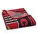 NORTHWEST Officially Licensed Chicago Blackhawks NHL Team Throw Blanket 46″×60″ – Licensed Microfiber Throw with Hockey Logos for Fans, Dorms, Game Day Couches & Fan Caves