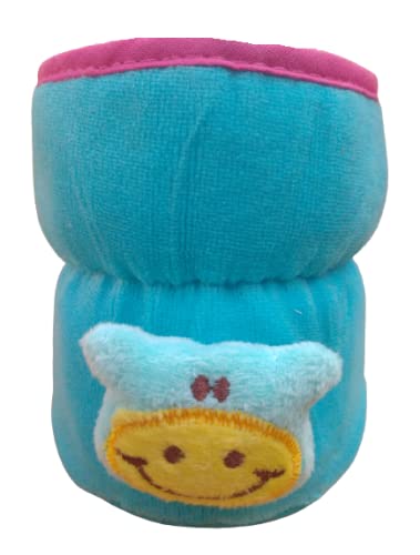 Image of Bottle Covers for Wide Neck /Broad Neck Soft Plush Stretchable Baby Feeding Bottle Cover with Strap for 125ml, 120 ml and 140 ml Feeders (Multi Colour) Pack of 3